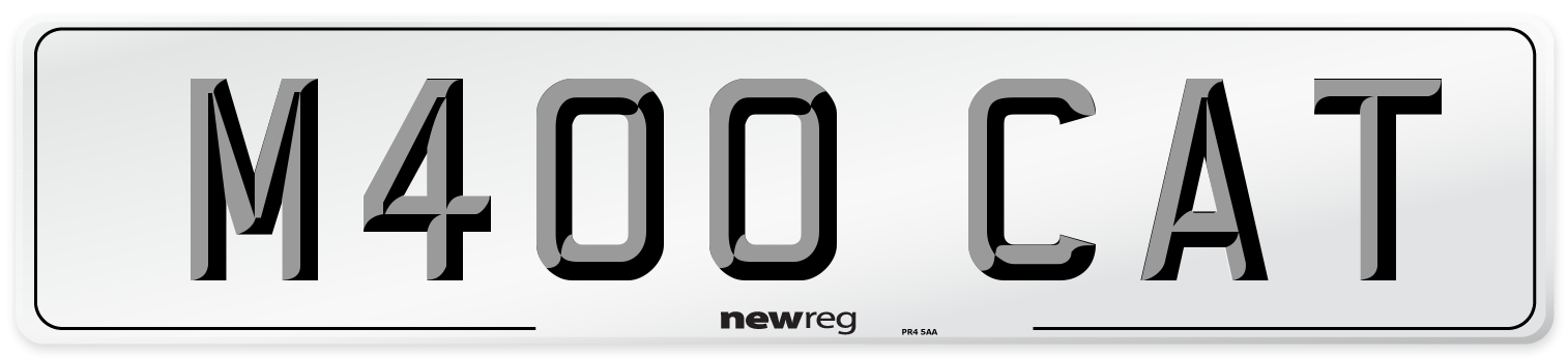M400 CAT Front Number Plate