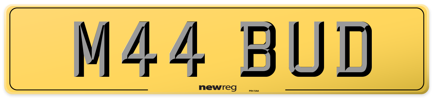 M44 BUD Rear Number Plate