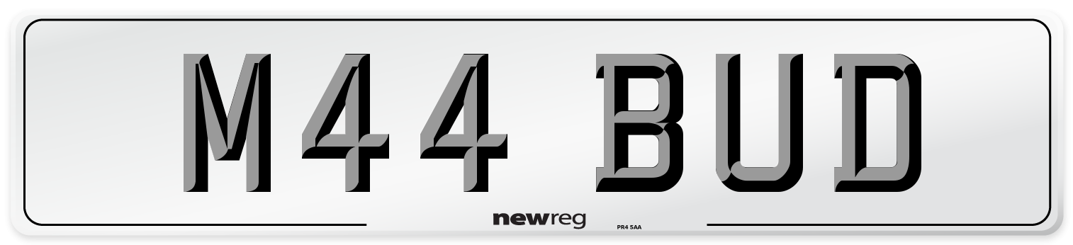 M44 BUD Front Number Plate