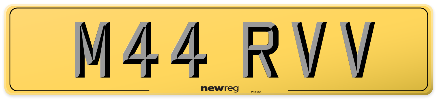 M44 RVV Rear Number Plate