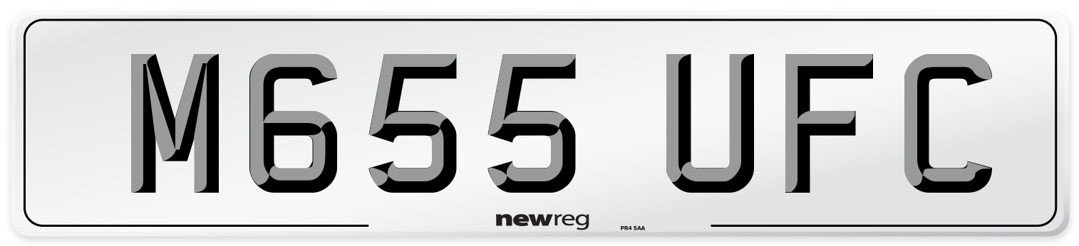 M655 UFC Front Number Plate