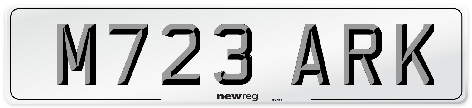 M723 ARK Front Number Plate