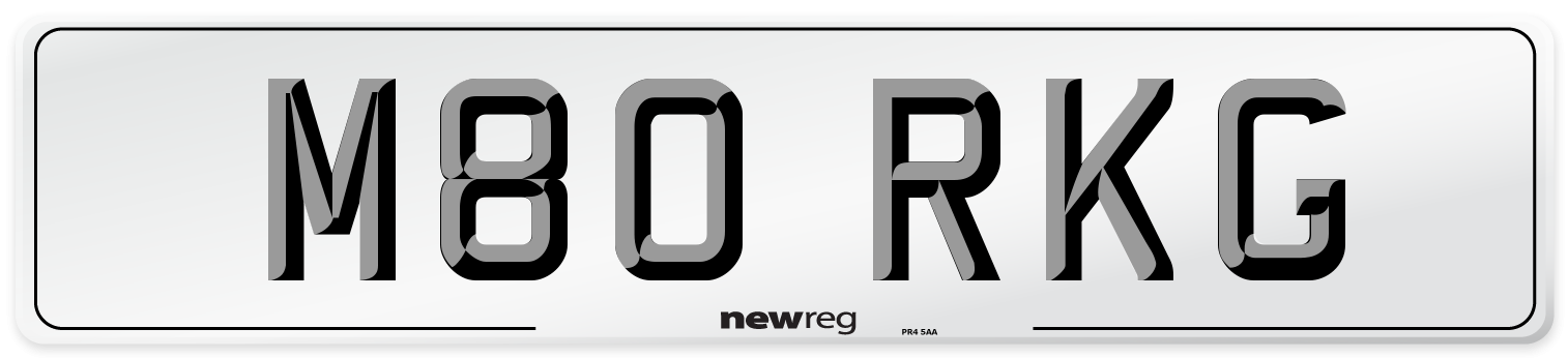 M80 RKG Front Number Plate