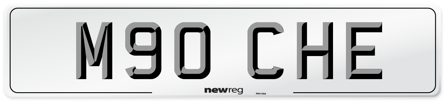 M90 CHE Front Number Plate