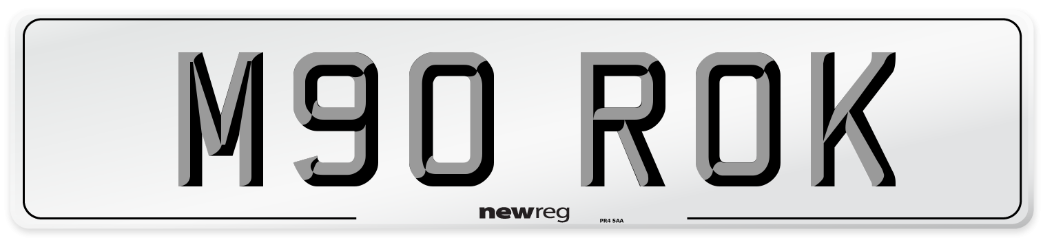 M90 ROK Front Number Plate