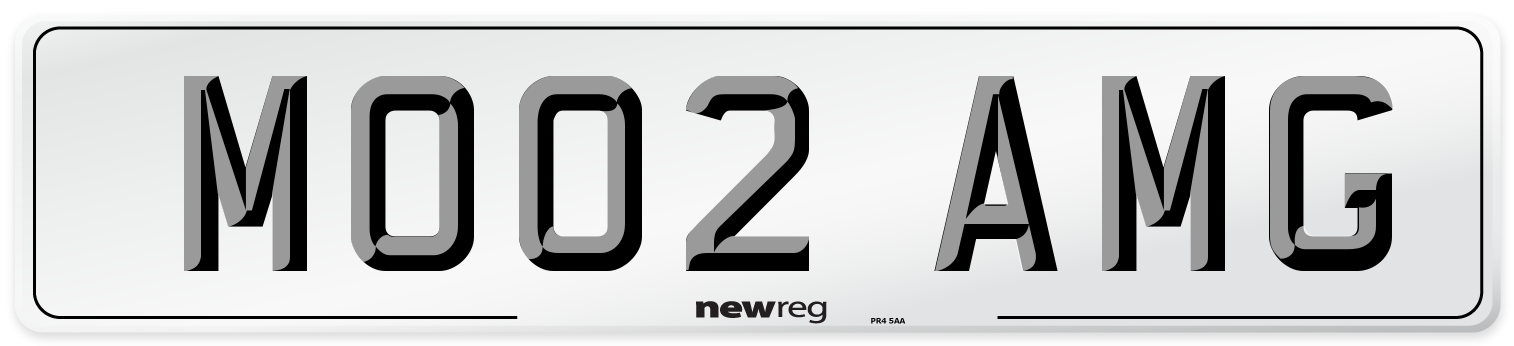 MO02 AMG Front Number Plate