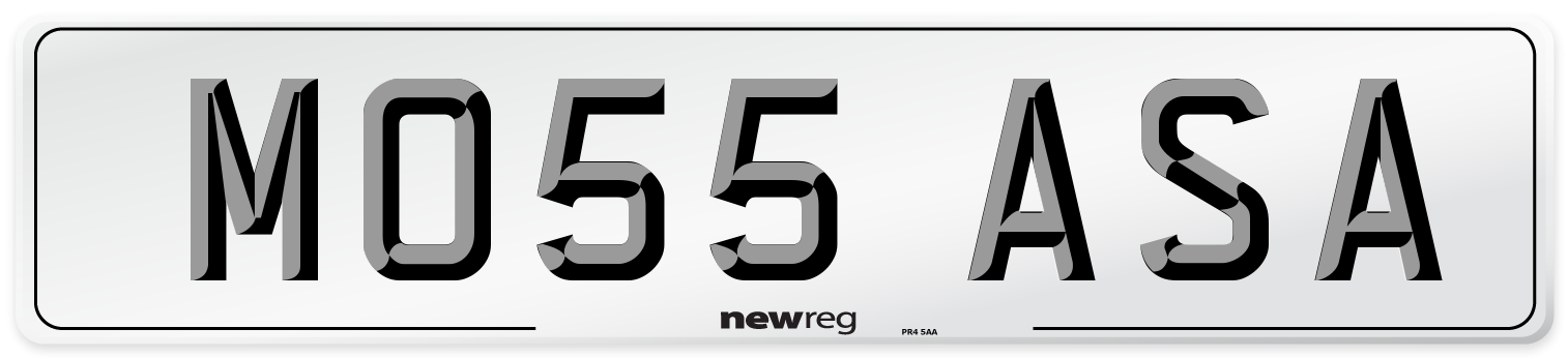 MO55 ASA Front Number Plate