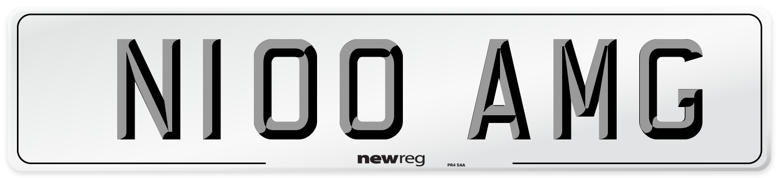 N100 AMG Front Number Plate