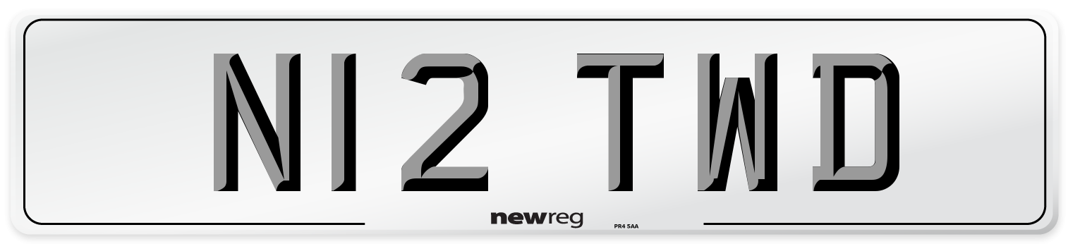N12 TWD Front Number Plate