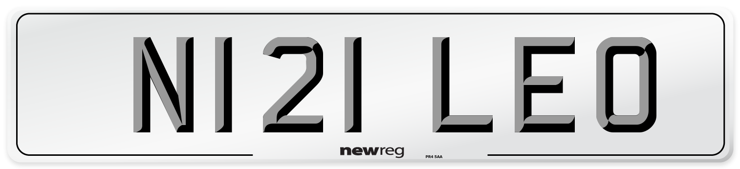 N121 LEO Front Number Plate