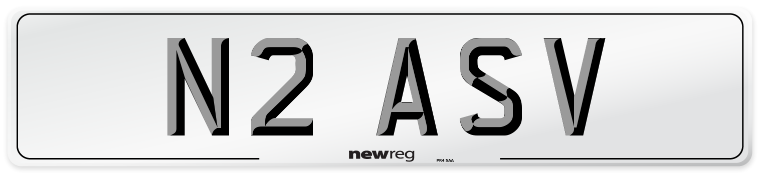 N2 ASV Front Number Plate