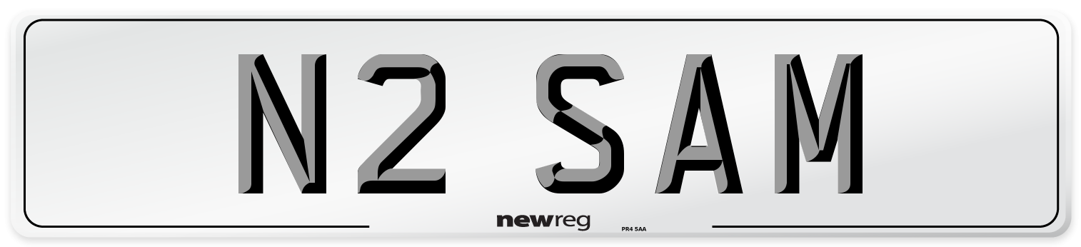 N2 SAM Front Number Plate
