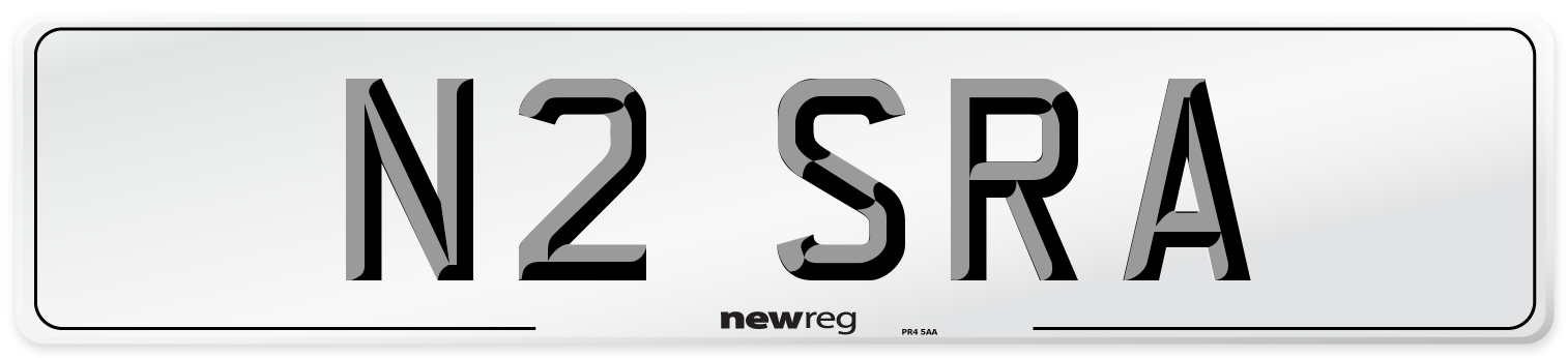 N2 SRA Front Number Plate