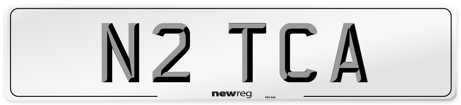 N2 TCA Front Number Plate