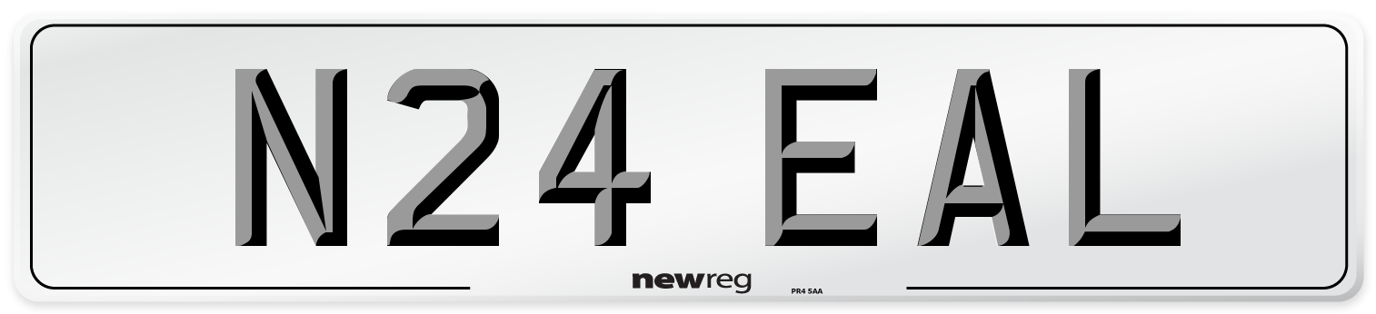 N24 EAL Front Number Plate