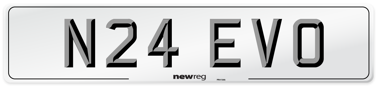 N24 EVO Front Number Plate