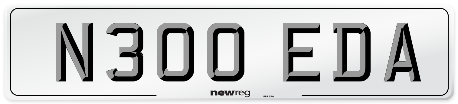 N300 EDA Front Number Plate