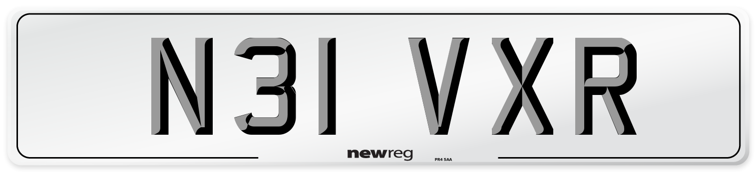 N31 VXR Front Number Plate