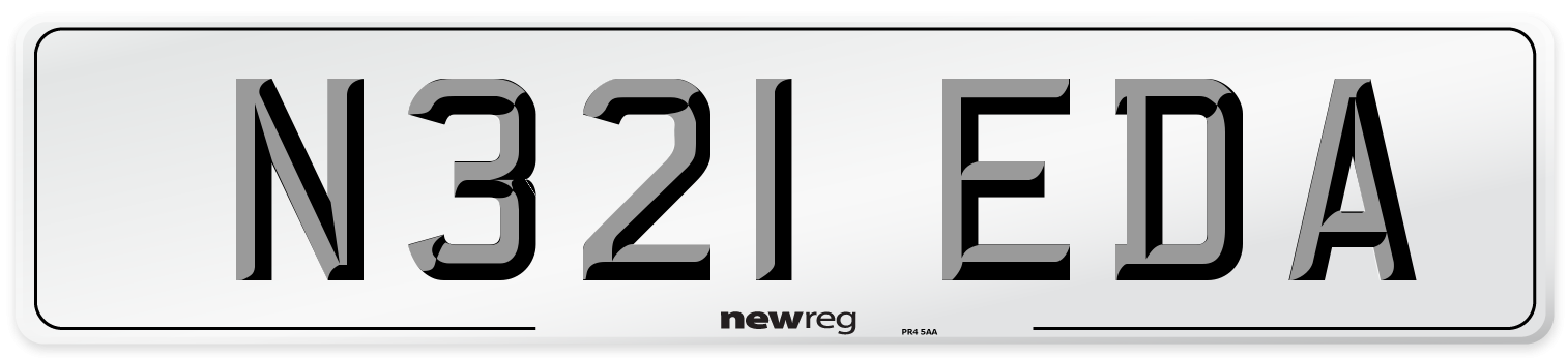 N321 EDA Front Number Plate