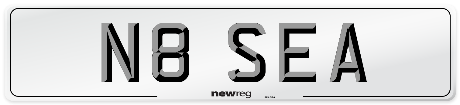 N8 SEA Front Number Plate