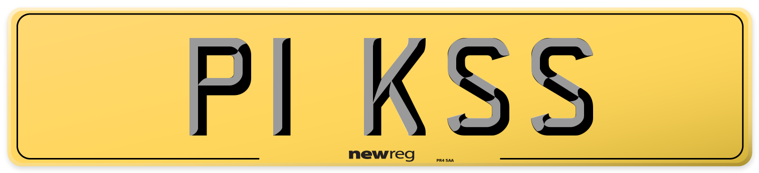 P1 KSS Rear Number Plate