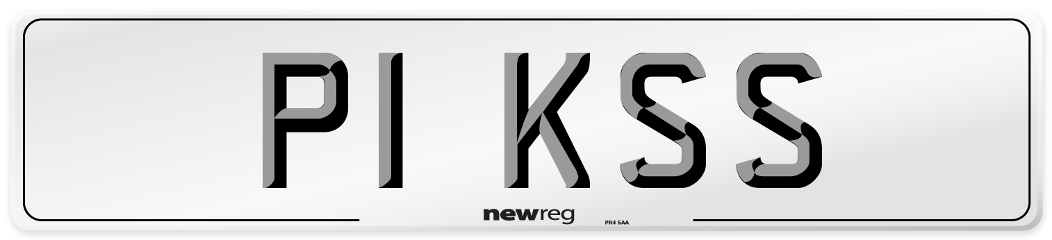 P1 KSS Front Number Plate
