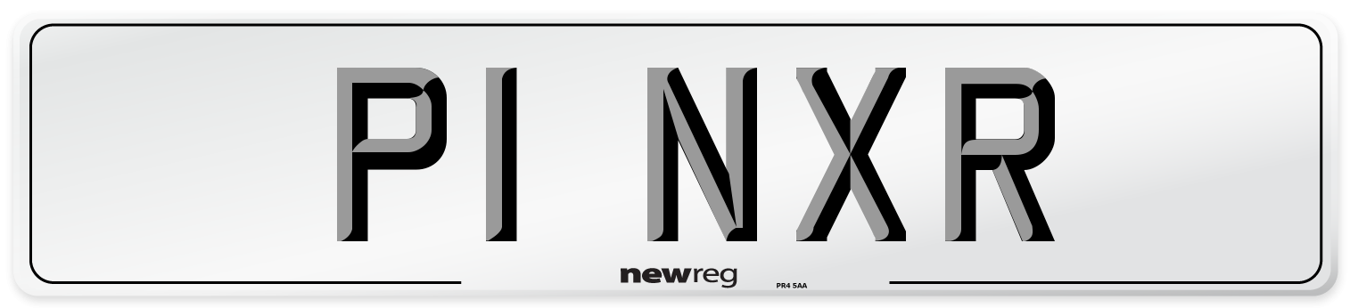 P1 NXR Front Number Plate