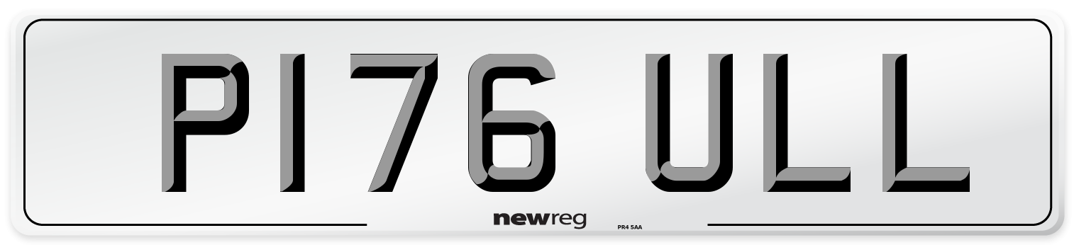 P176 ULL Front Number Plate