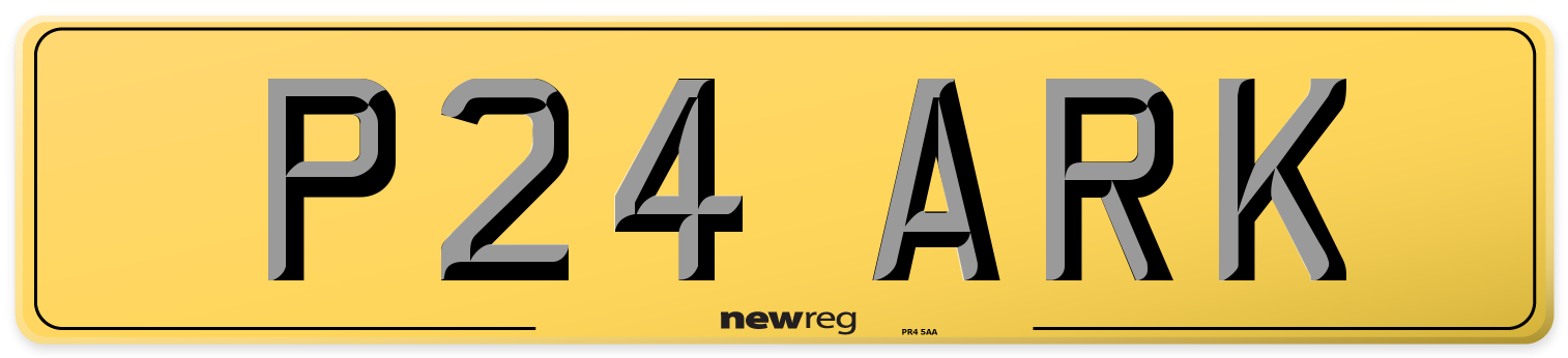 P24 ARK Rear Number Plate