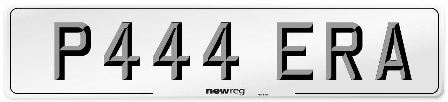 P444 ERA Front Number Plate