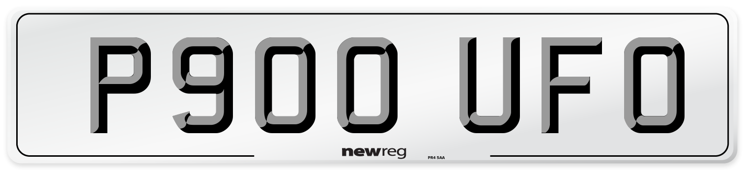 P900 UFO Front Number Plate