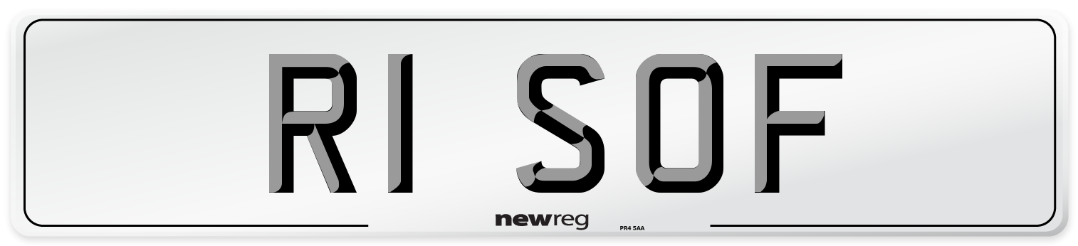 R1 SOF Front Number Plate