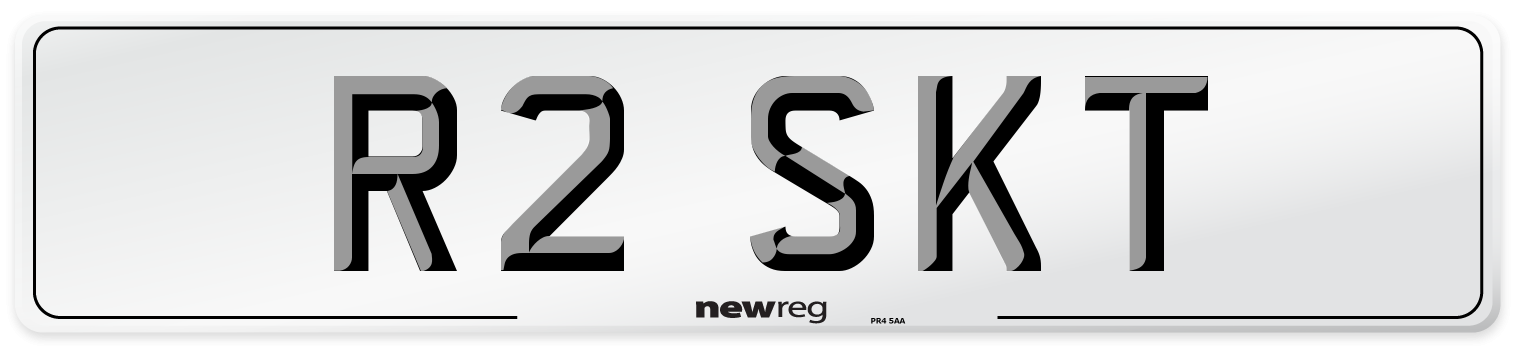 R2 SKT Front Number Plate