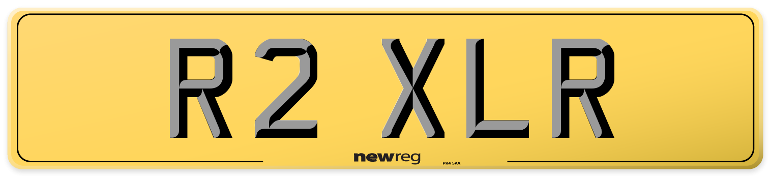 R2 XLR Rear Number Plate