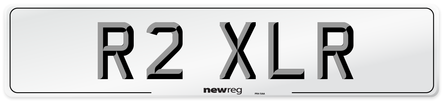 R2 XLR Front Number Plate