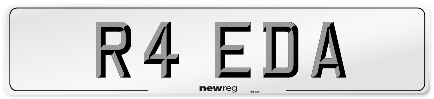 R4 EDA Front Number Plate