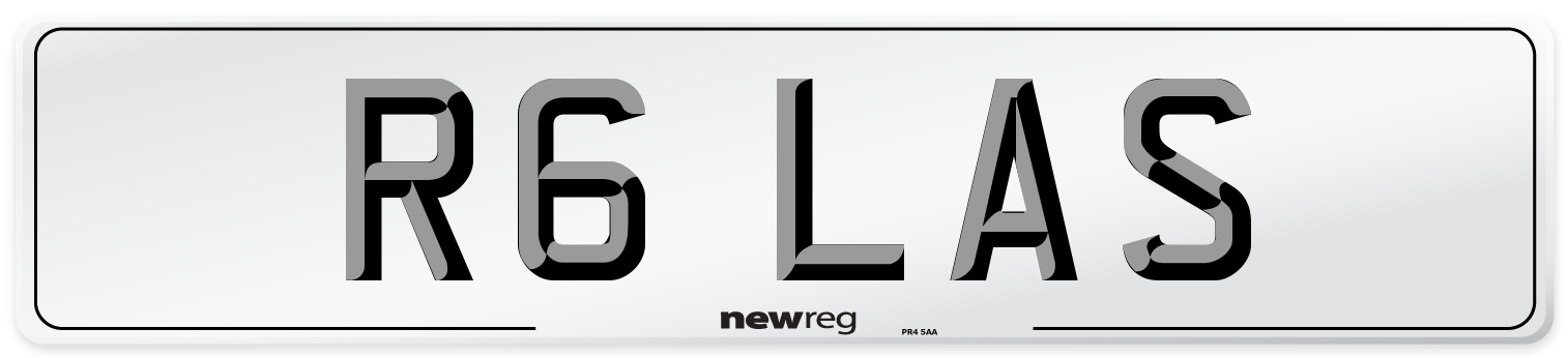 R6 LAS Front Number Plate