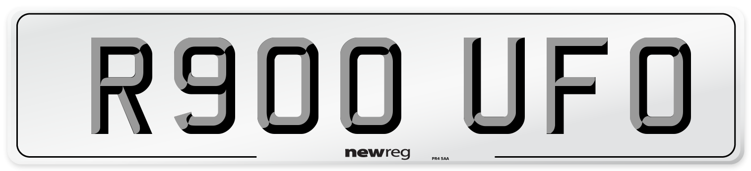 R900 UFO Front Number Plate