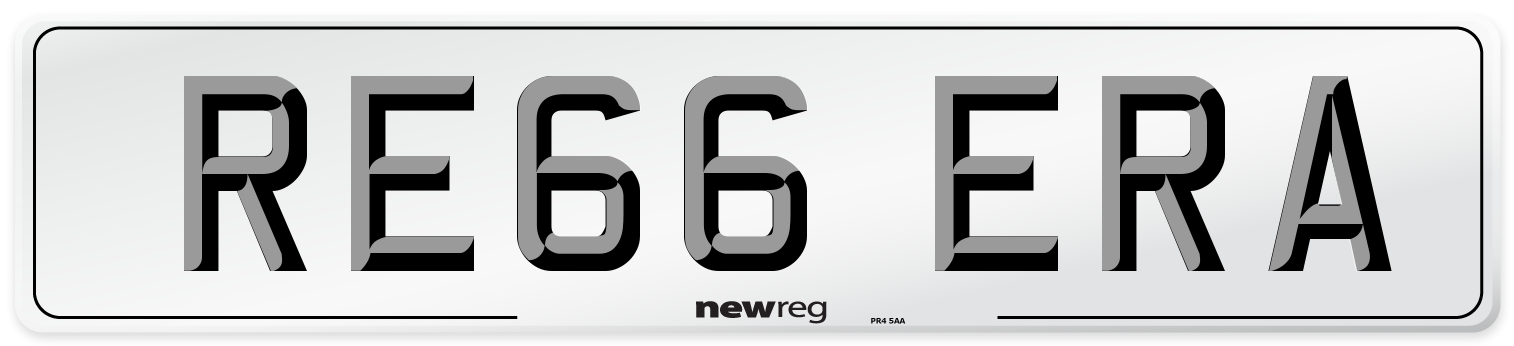 RE66 ERA Front Number Plate