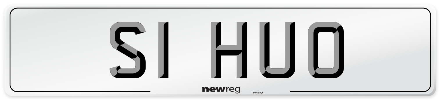 S1 HUO Front Number Plate