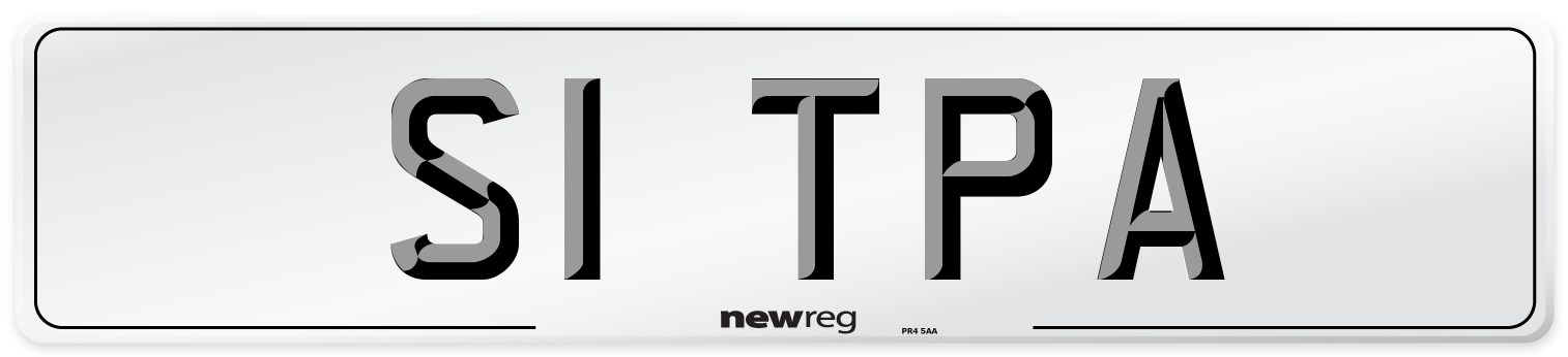 S1 TPA Front Number Plate
