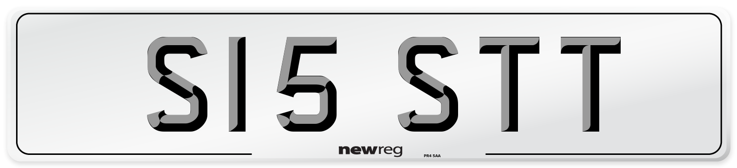 S15 STT Front Number Plate