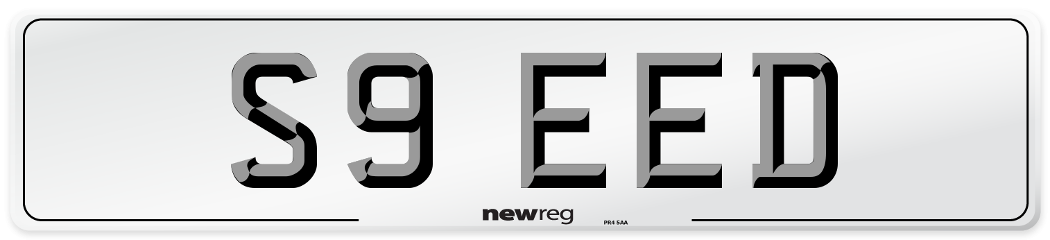 S9 EED Front Number Plate