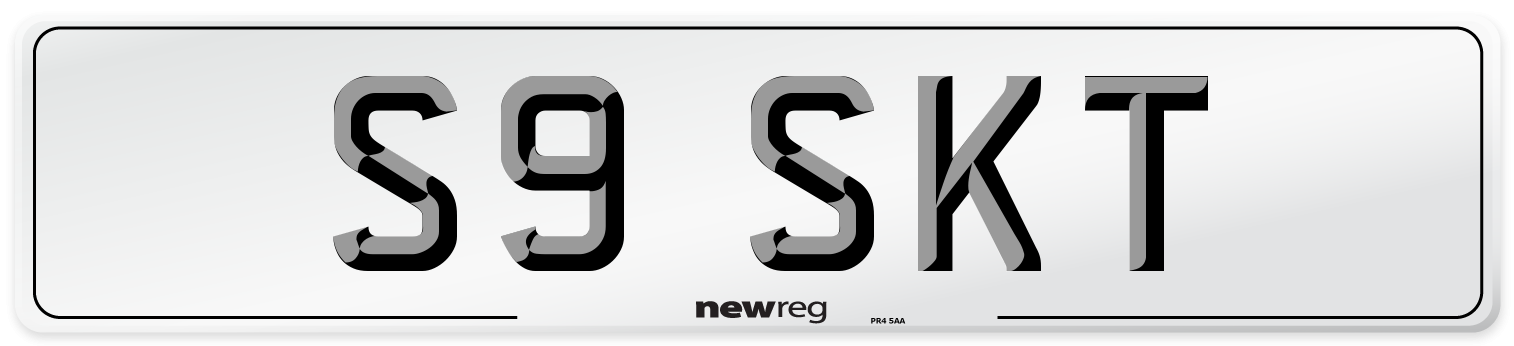 S9 SKT Front Number Plate