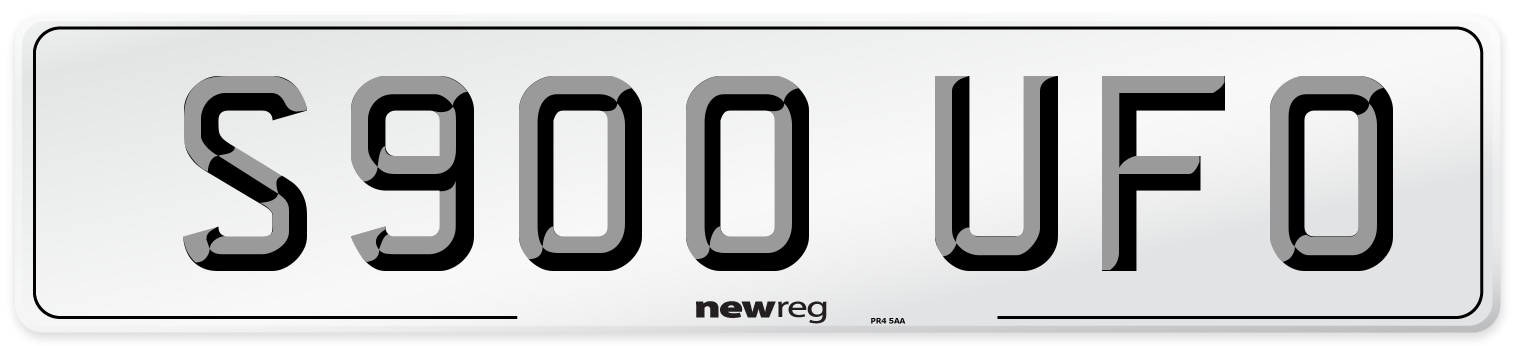 S900 UFO Front Number Plate
