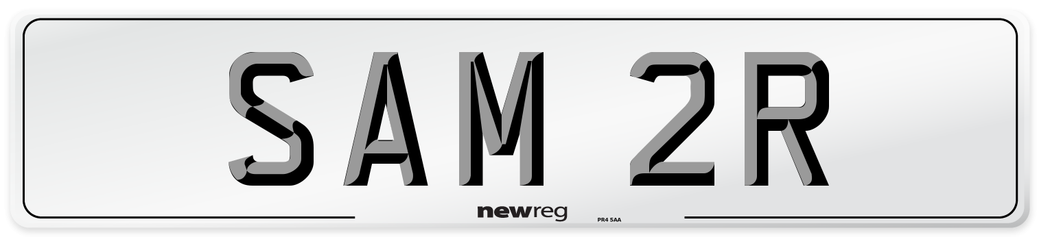 SAM 2R Front Number Plate