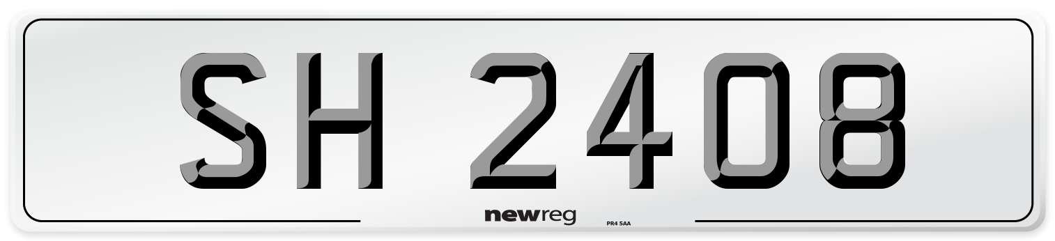 SH 2408 Front Number Plate