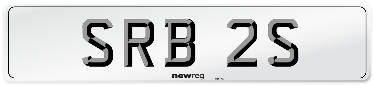 SRB 2S Front Number Plate