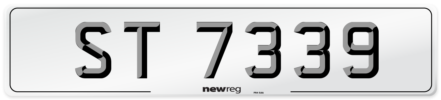 ST 7339 Front Number Plate