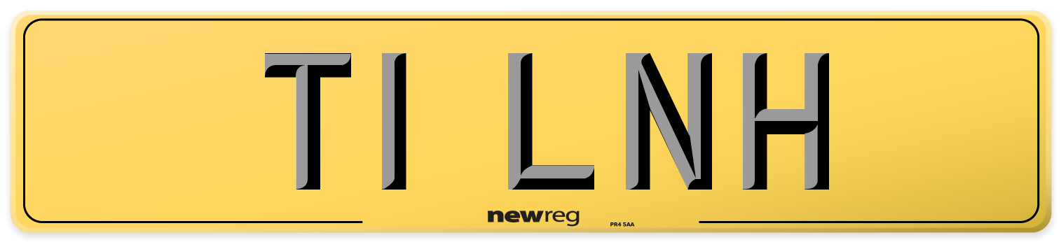 T1 LNH Rear Number Plate